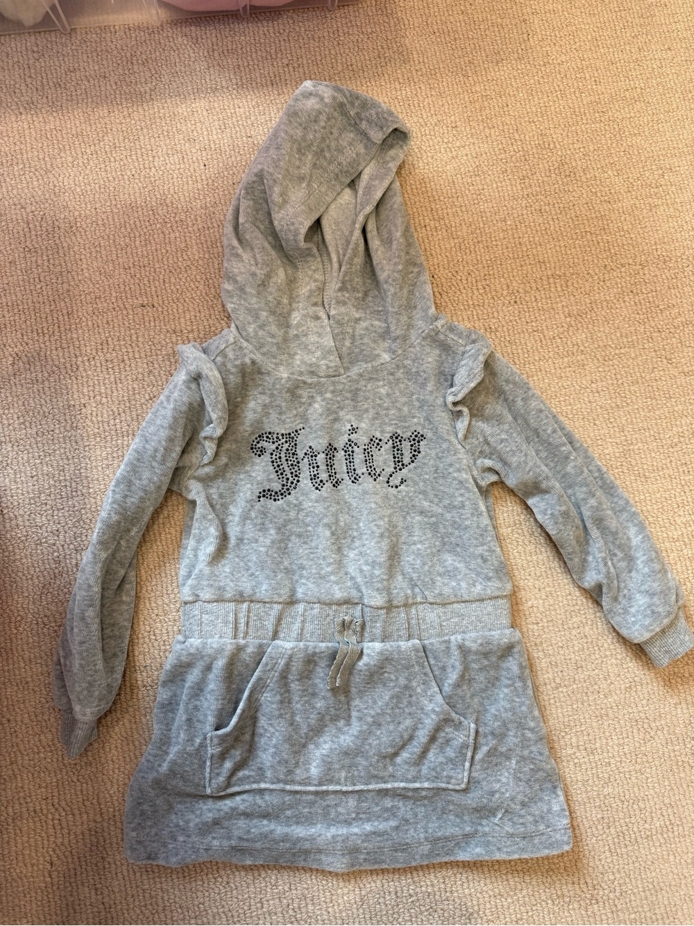 Kids Hooded Dress - Likely a Vest/Puffer?